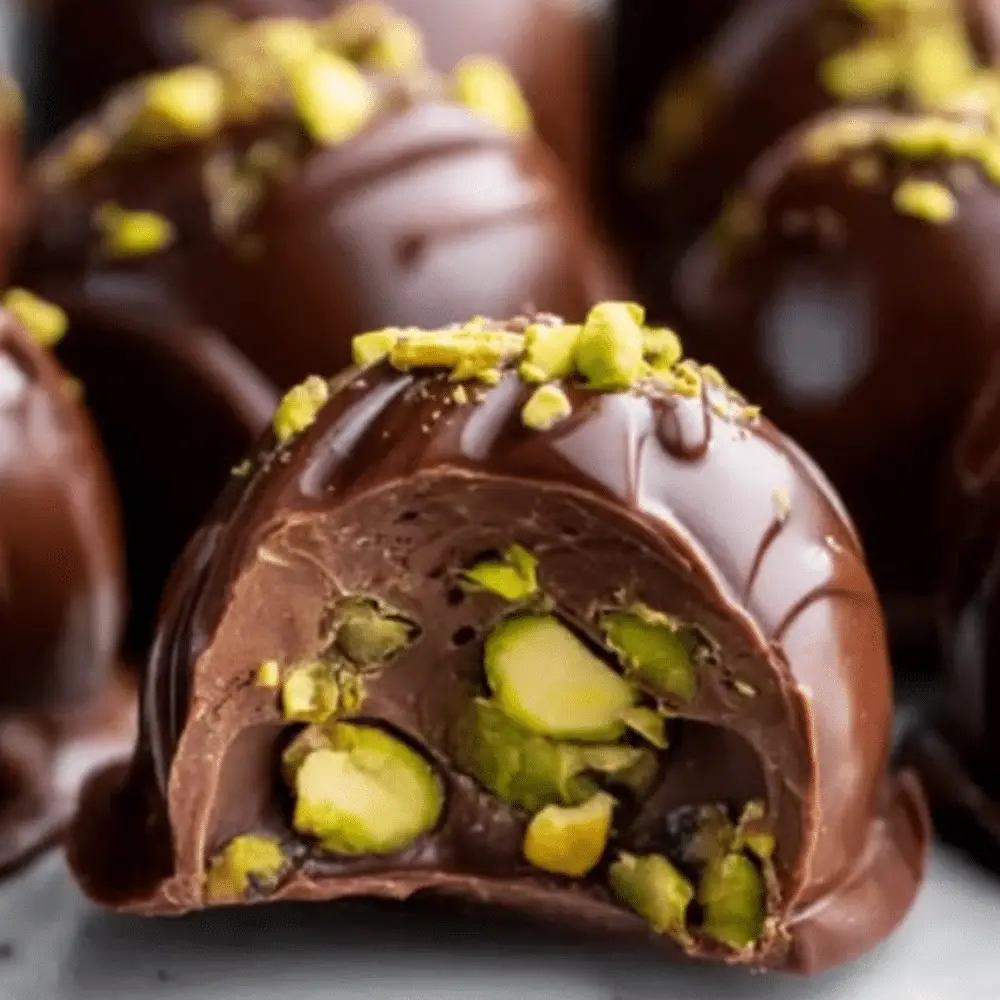 Chocolate Pistachio Pralines