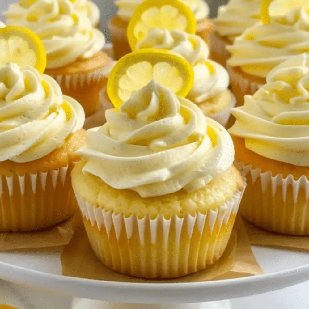 Lemon Sour Cream Cupcakes