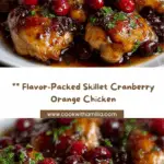 Skillet Cranberry Orange Chicken Recipe