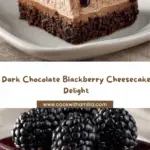 Dark Chocolate Blackberry Cheesecake Recipe
