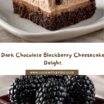 Dark Chocolate Blackberry Cheesecake Recipe