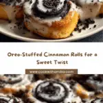 Oreo Stuffed Cinnamon Rolls Recipe