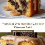 Oreo Honeybun Cake with Cinnamon Cookies Recipe