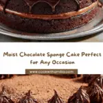 Moist Chocolate Sponge Cake Recipe