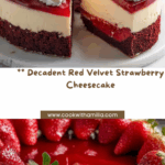 Here’s a Red Velvet Strawberry Cheesecake recipe