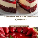 Here’s a Red Velvet Strawberry Cheesecake recipe