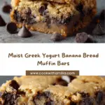 Chocolate Chip Banana Bread Muffin Bars Recipe