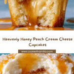Honey Peach Cream Cheese Cupcakes Recipe