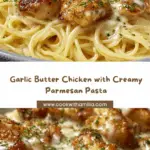 Garlic Butter Chicken Bites with Creamy Parmesan Pasta Recipe