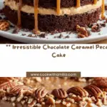 Decadent Chocolate Caramel Pecan Cake Recipe