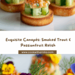 ked Trout Discs with Passionfruit Relish Recipe