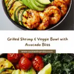 Grilled Shrimp Bowl with Zucchini, Avocado & Kale Recipe