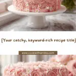 Rosette Cake (Buttercream Rose Cake) Recipe