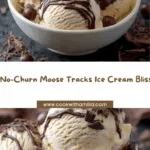 HOMEMADE MOOSE TRACKS ICE CREAM (No-Churn) Recipe