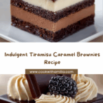 Tiramisu Caramel Brownies Recipe