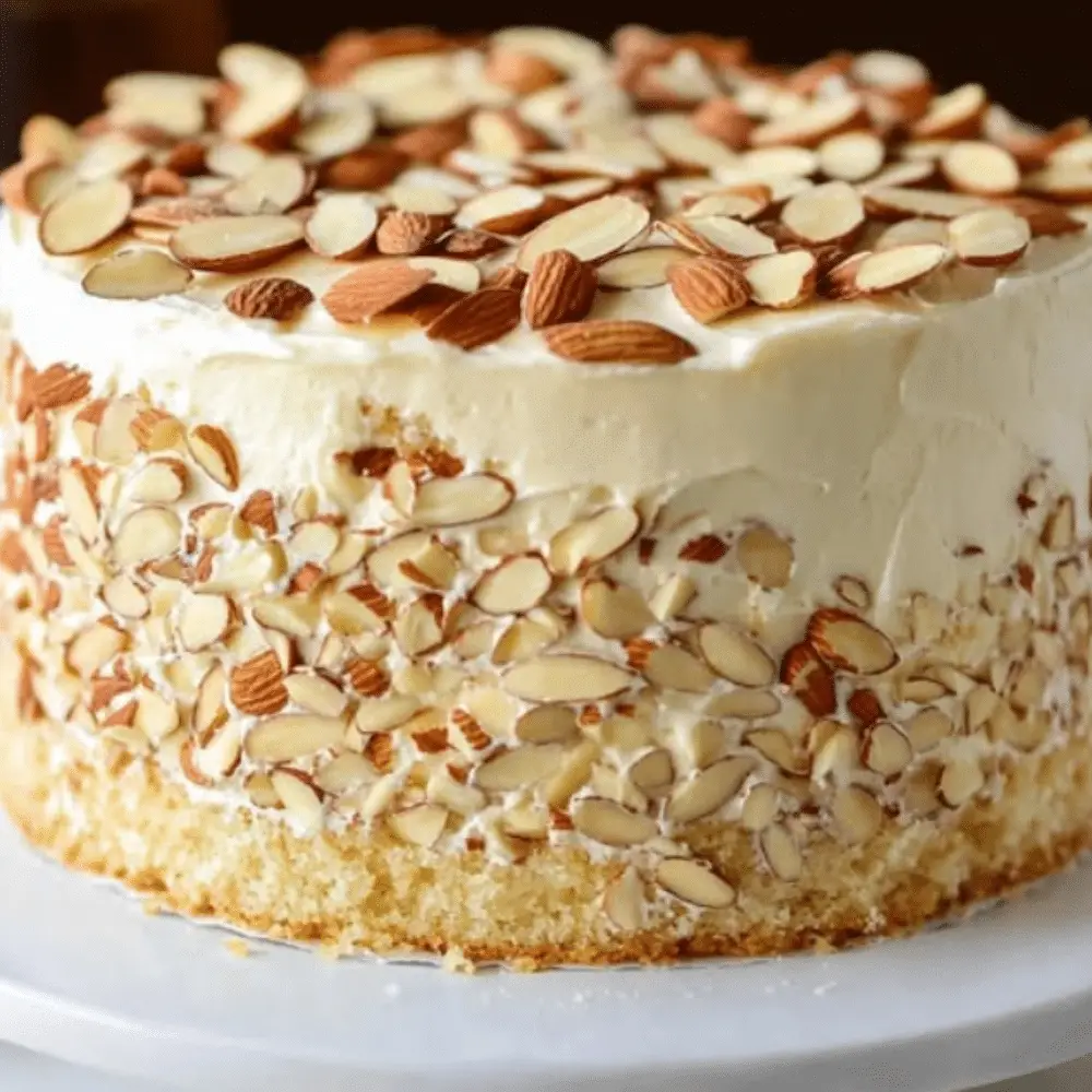 Toasted Almond Cream Cake