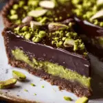 Decadent Chocolate Pistachio Tart with Ganache