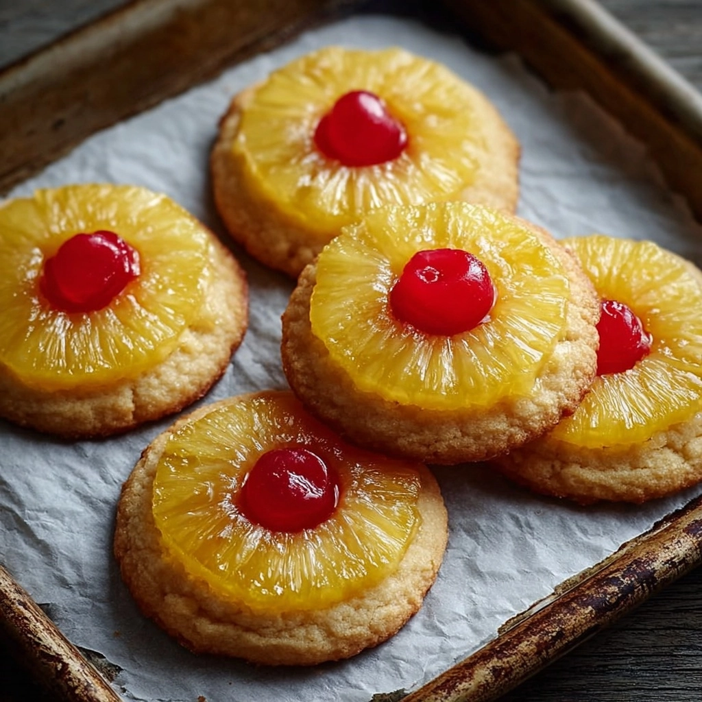 Mini Pineapple Upside-Down Cookies Recipe