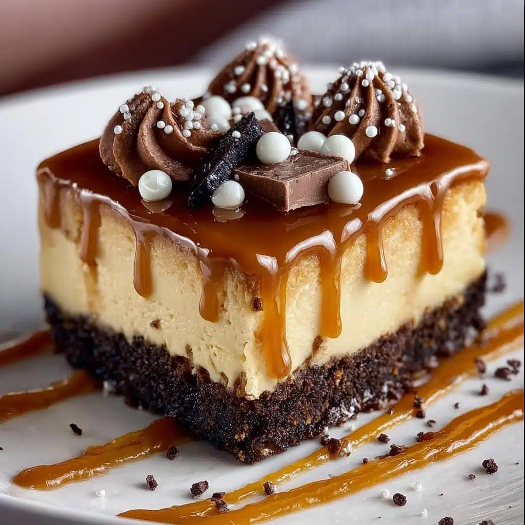 Caramel Brownie Cheesecake Recipe