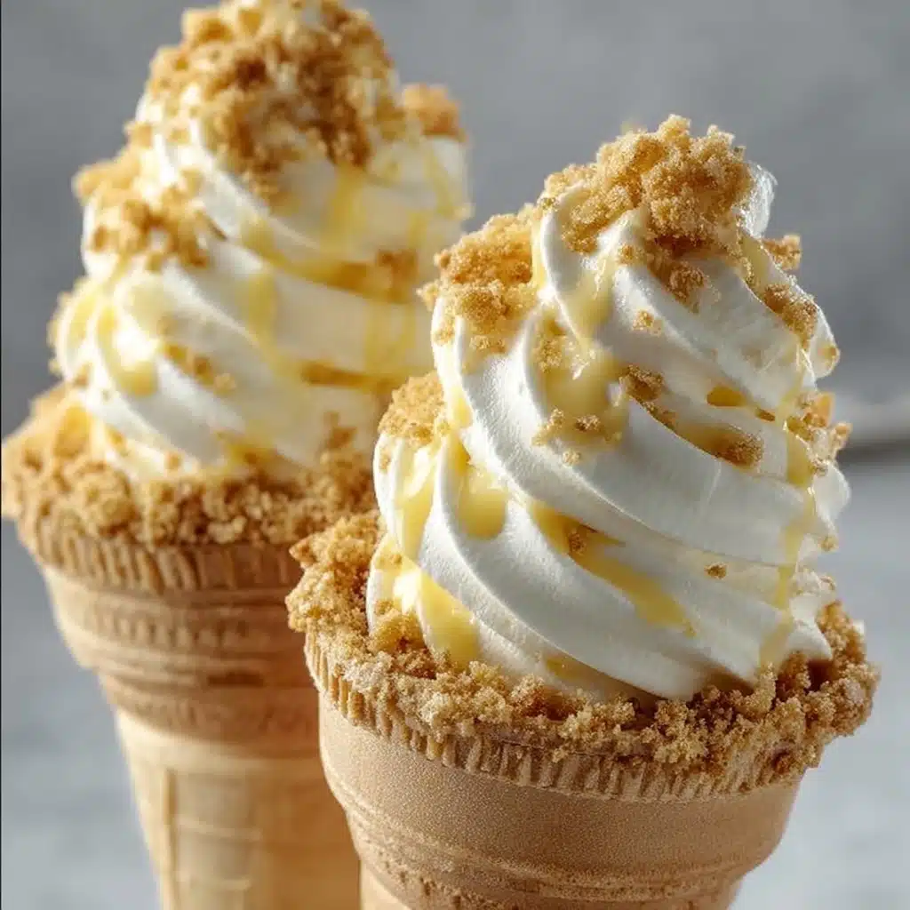 Banana Pudding Cheesecake Cones Recipe - Recipe Image