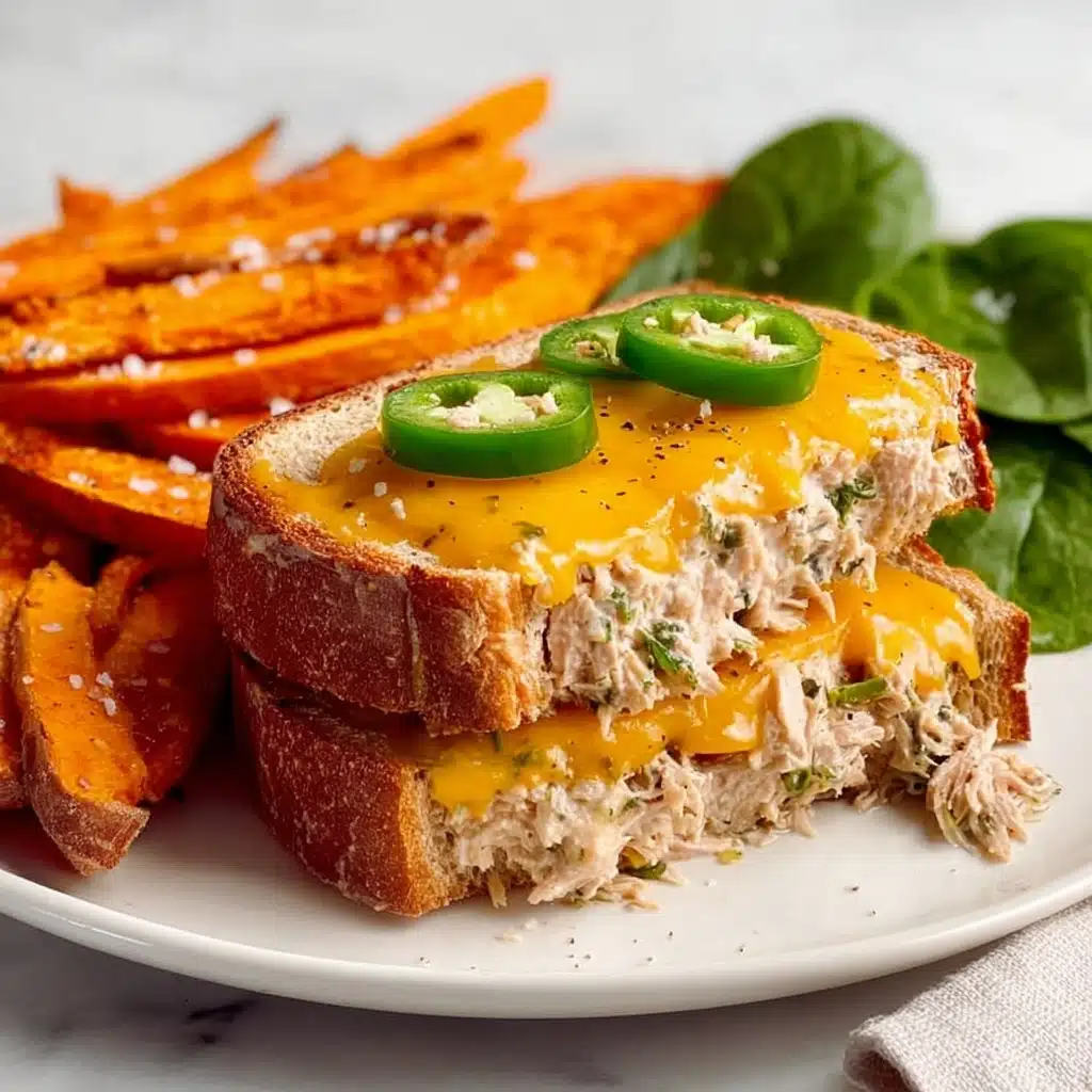 Spicy Jalapeño Cheddar Tuna Melt Recipe