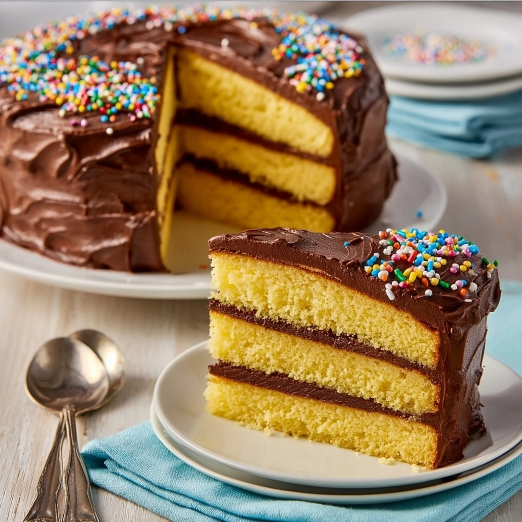 Yellow Cake Recipe 3 Yellow Cake Recipe - Recipe Image