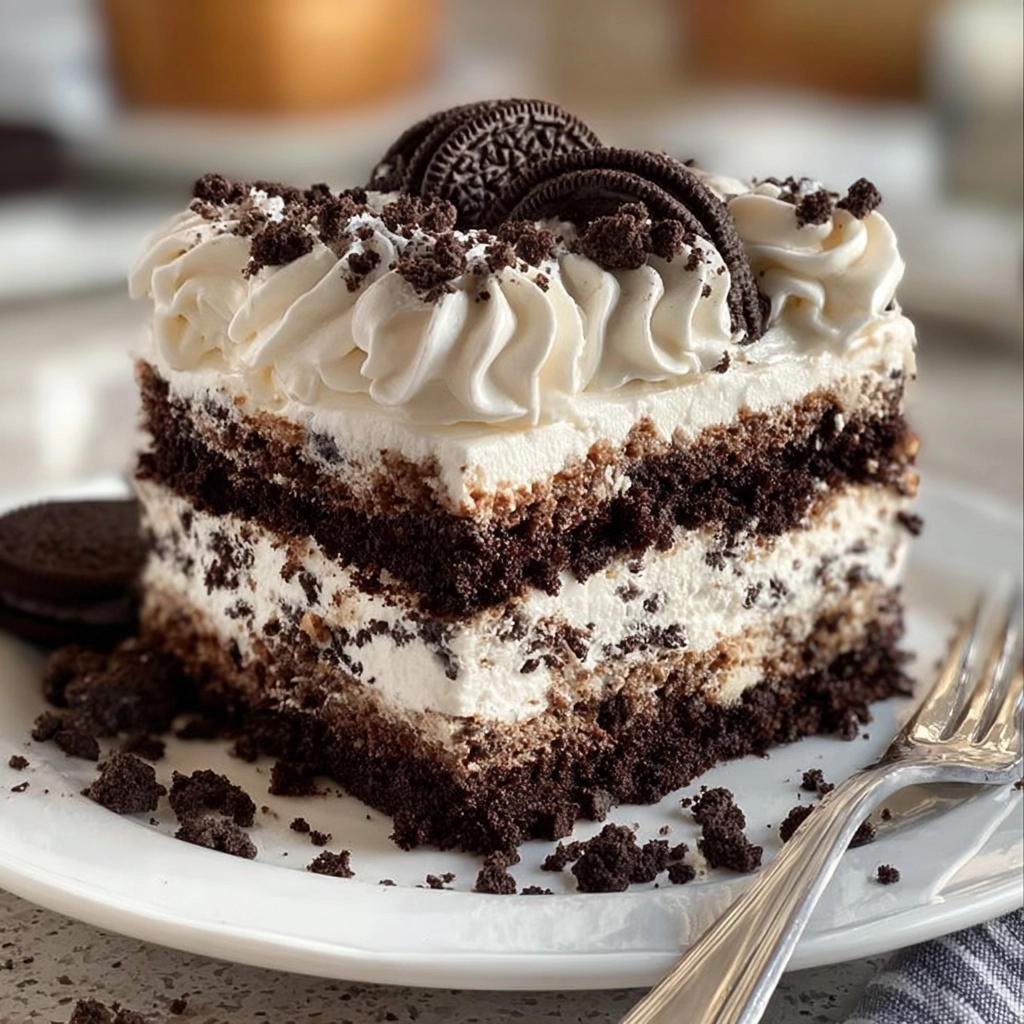 *Fudgy Brownie Cake** Recipe - Recipe Image