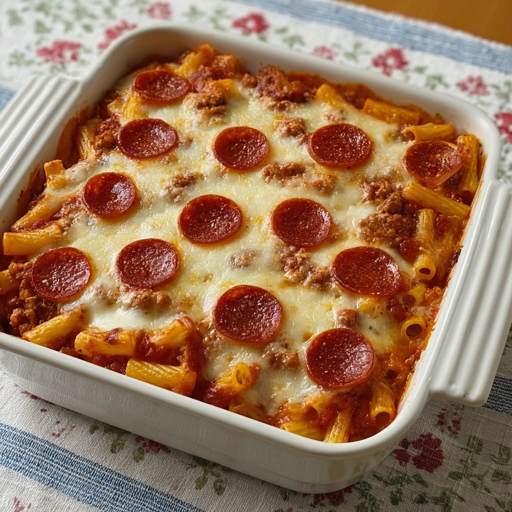 Pizza Pasta Bake Recipe