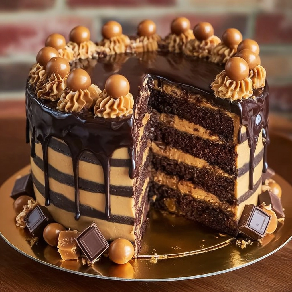Ultimate Chocolate Peanut Butter Cake** Recipe