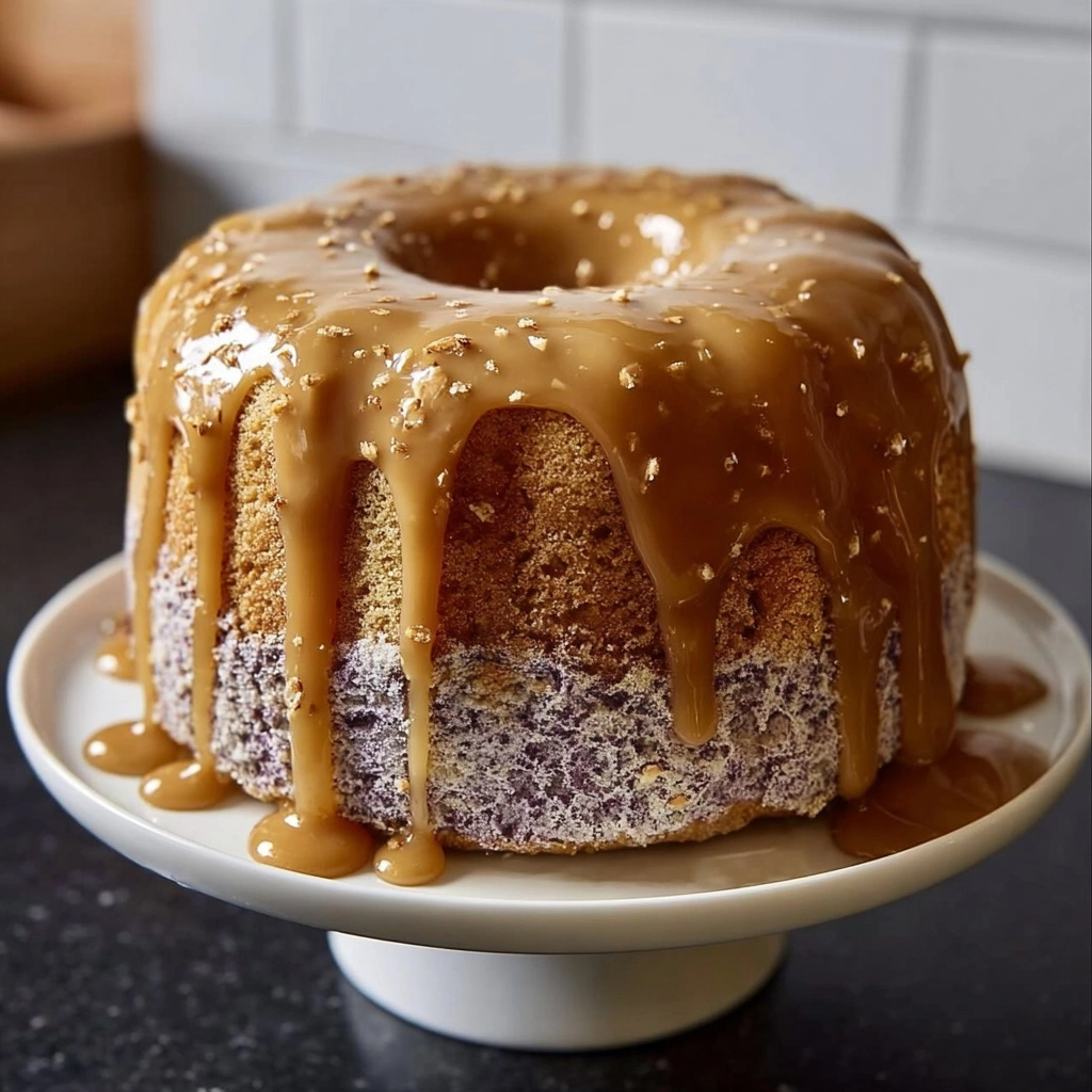 Pecan Crunch Pound Cake Recipe - Recipe Image