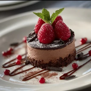 ake with Silky Ganache and Fresh Berries Recipe