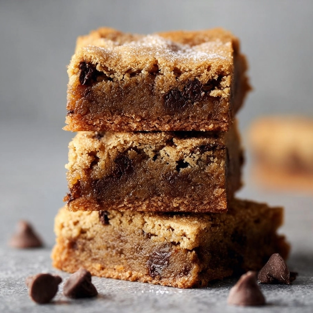 Golden Brown Butter Blondie Bliss Bars Recipe - Recipe Image