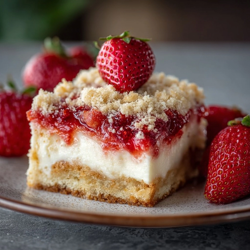 Strawberry Cream Cheese Dump Cake Recipe 3 Strawberry Cream Cheese Dump Cake Recipe - Recipe Image