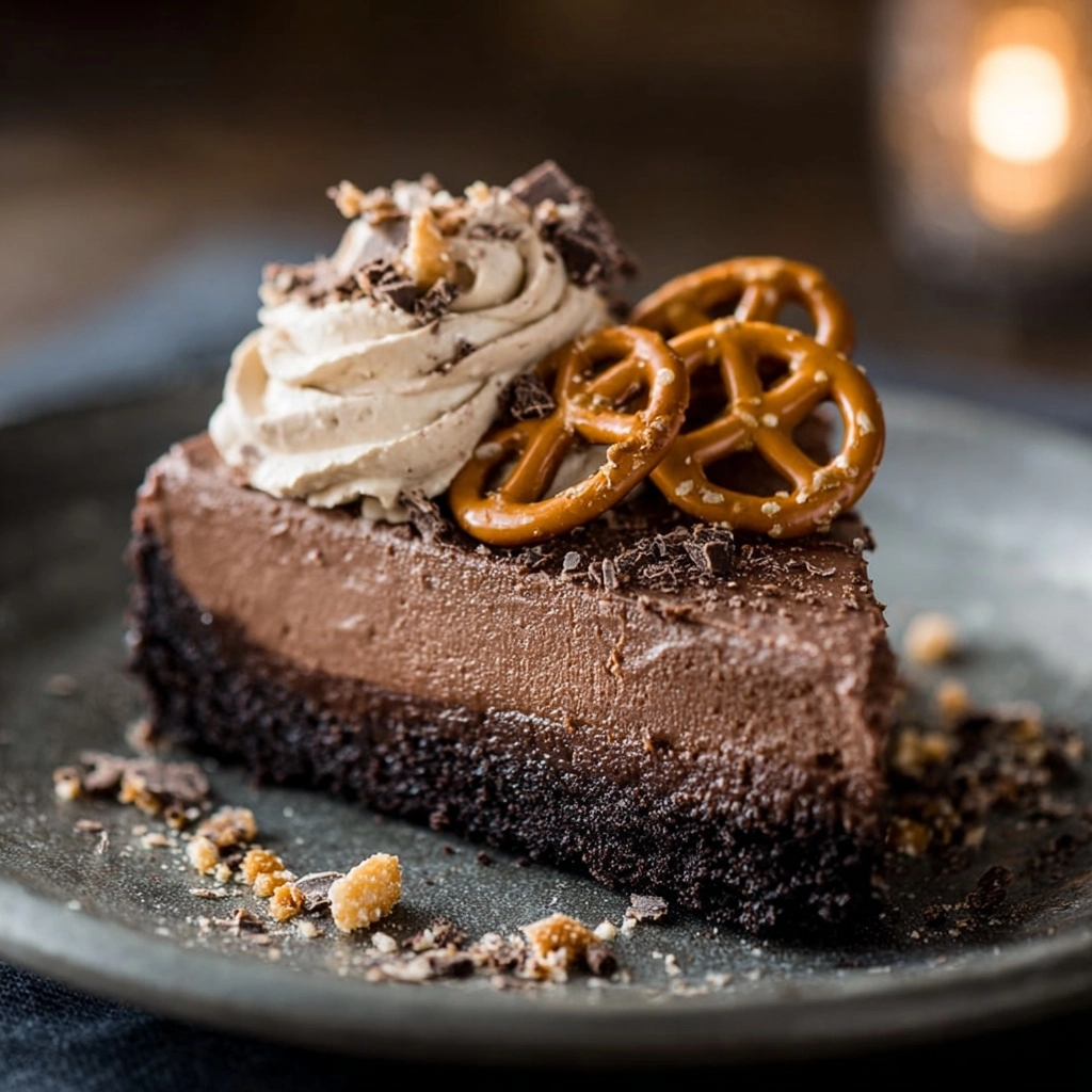 Filling with a Chocolatey Pretzel Crunch Recipe