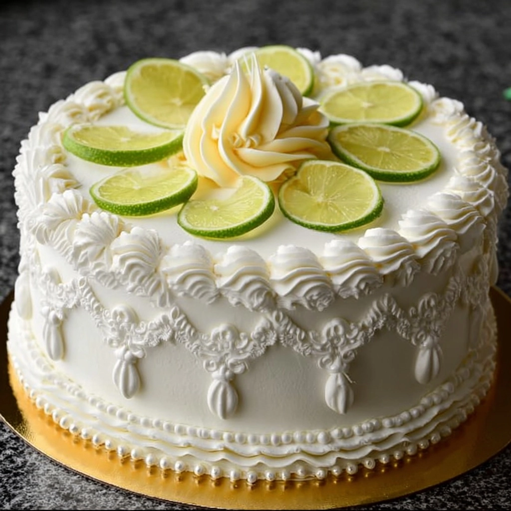 Lemon Cake with Frosting and Filling Recipe