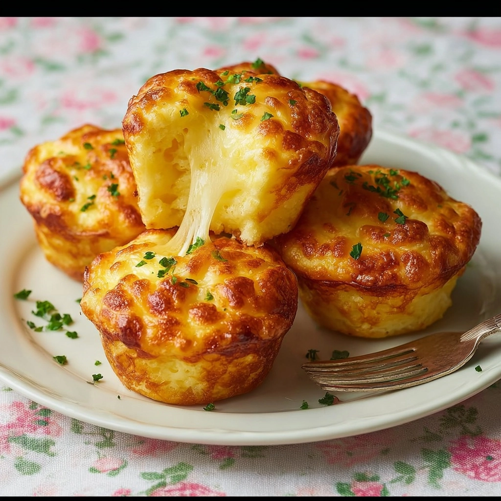 Cheesy Mashed Potato Muffins Recipe