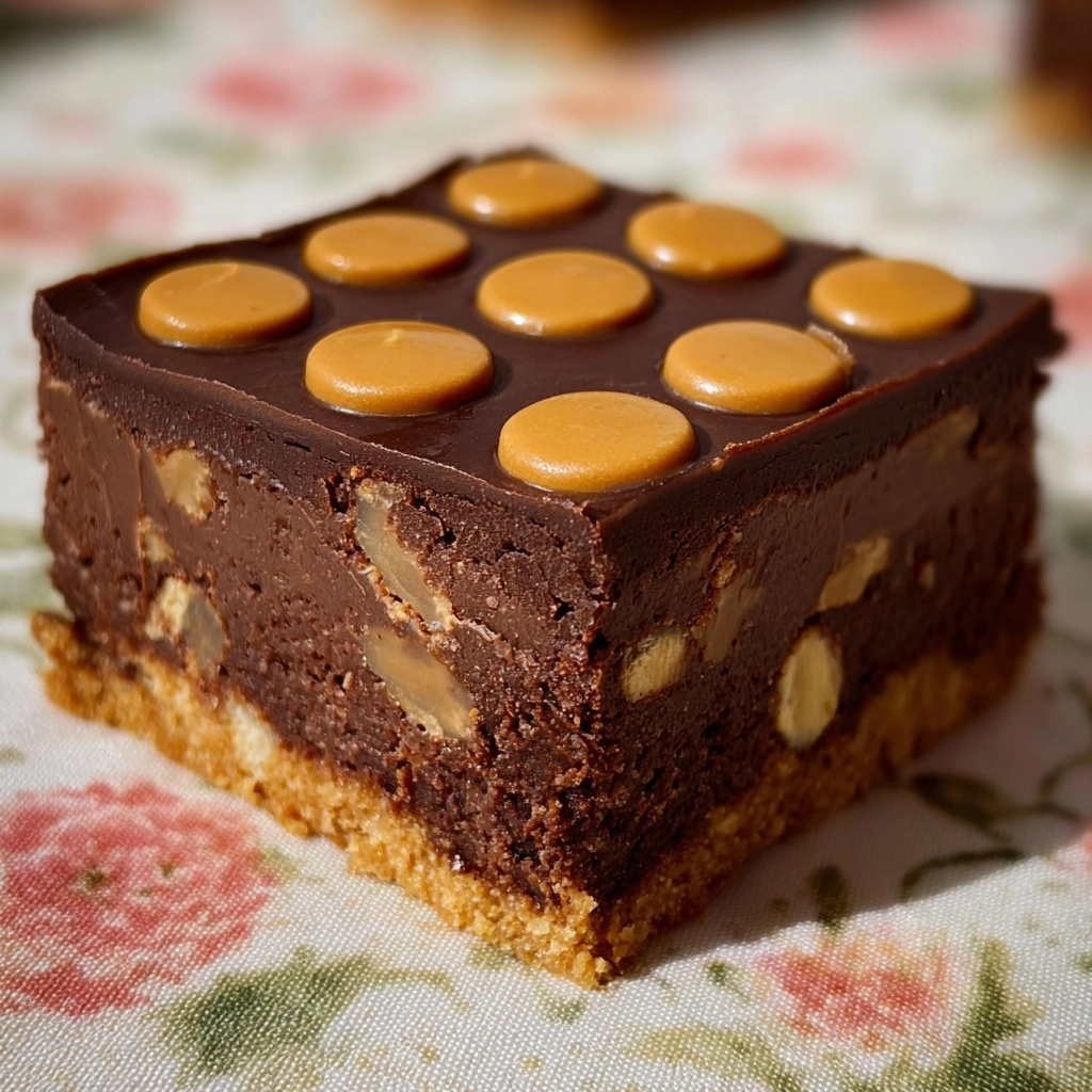Greek Yogurt Chocolate Peanut Butter Banana Brownie Bars Recipe