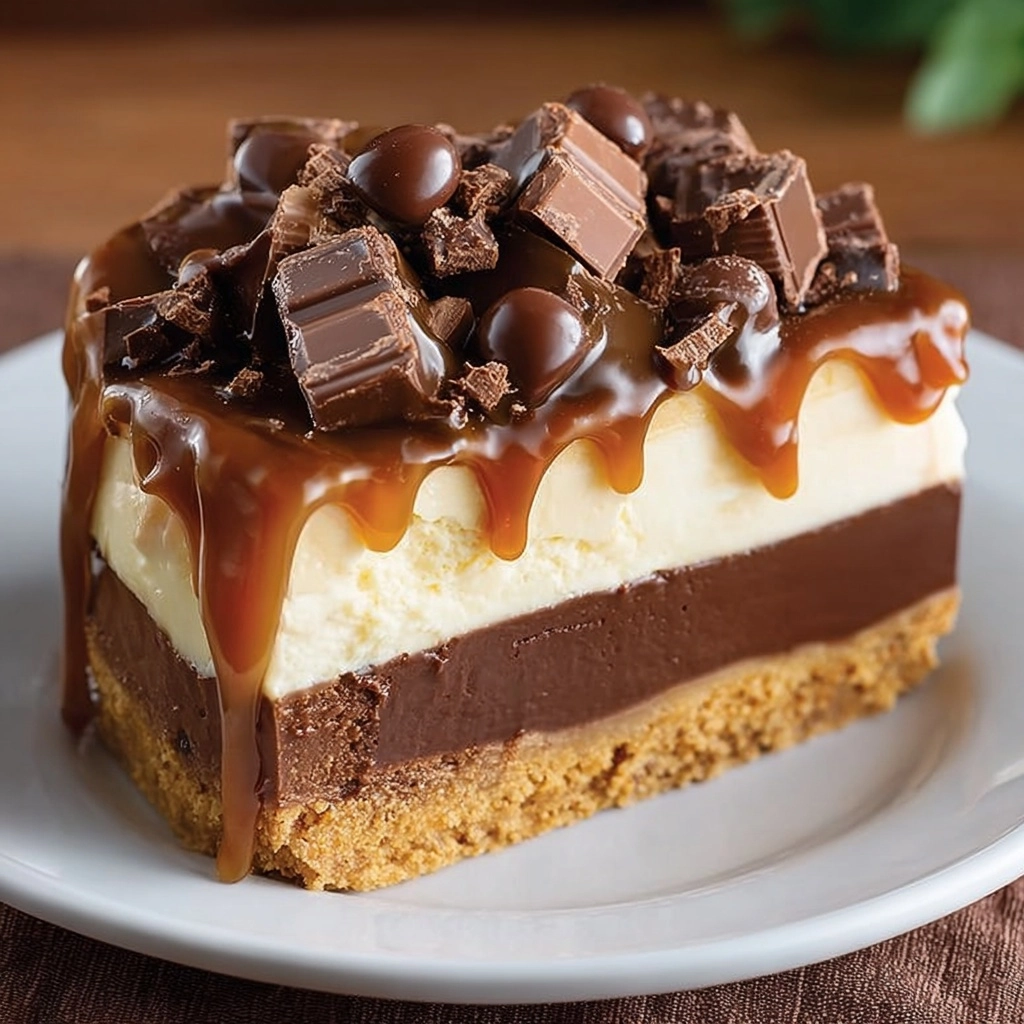 Creamy Caramel Chocolate Pie Recipe