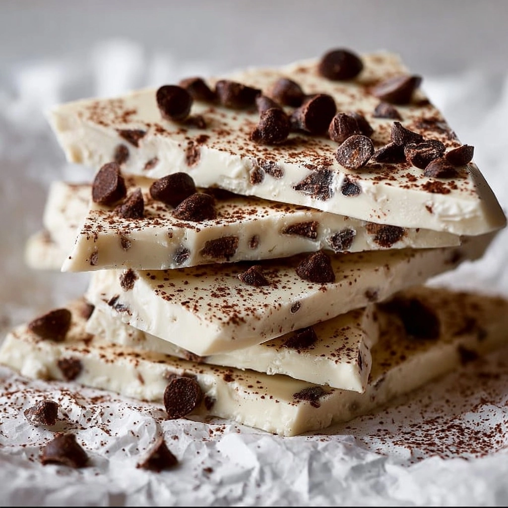 Frozen Tiramisu Bark with Greek Yogurt & Espresso Crunch Recipe