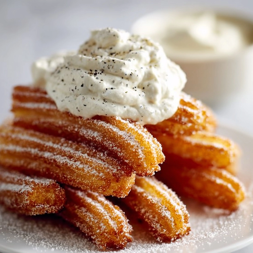 Savory Parmesan “Churros” with Whipped Burrata Cloud Dip Recipe