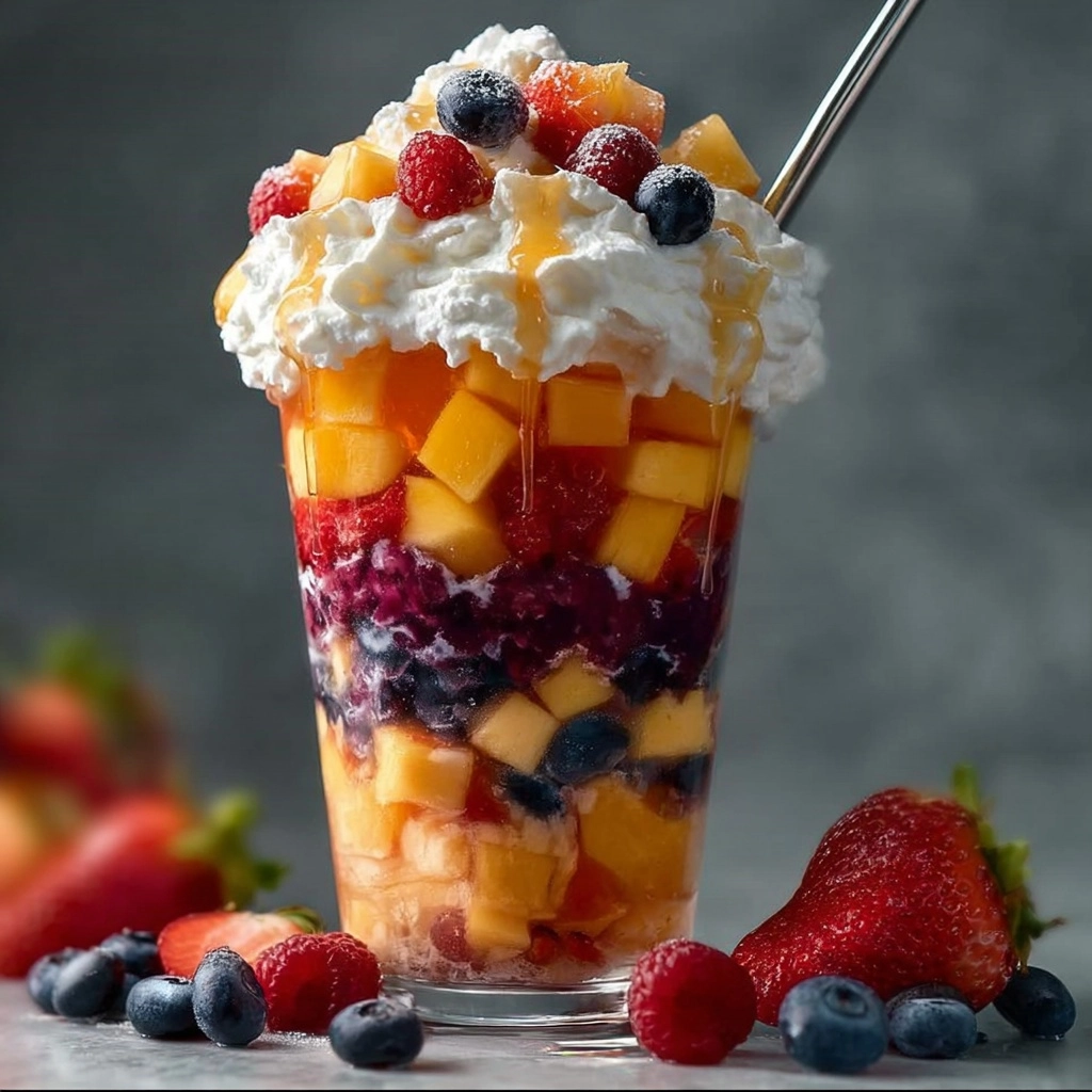 Tropical Mixed Fruit Parfait Recipe