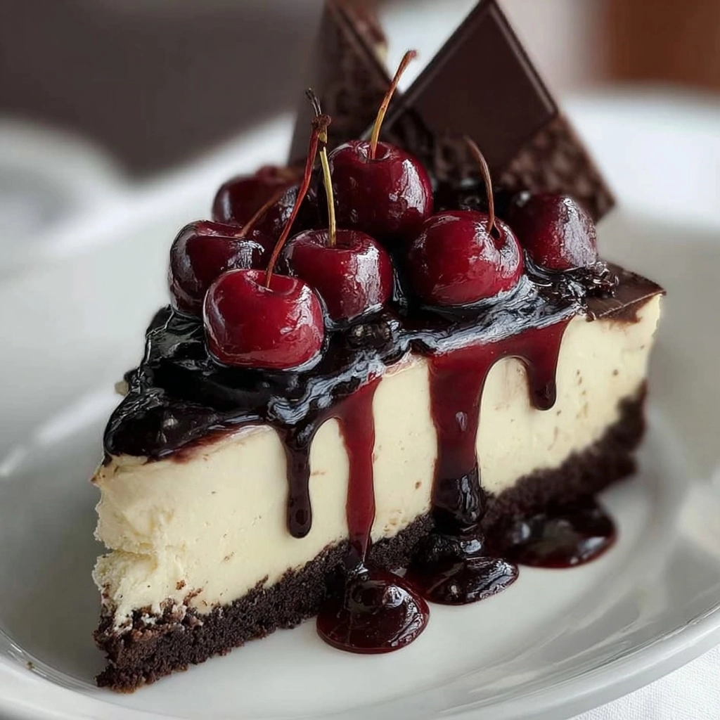 Chocolate Cherry Cheesecake Recipe