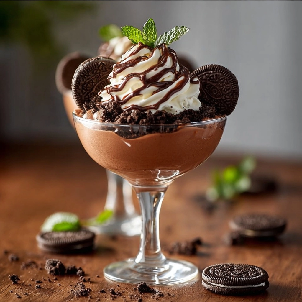 Oreo Chocolate Mousse Cups Recipe