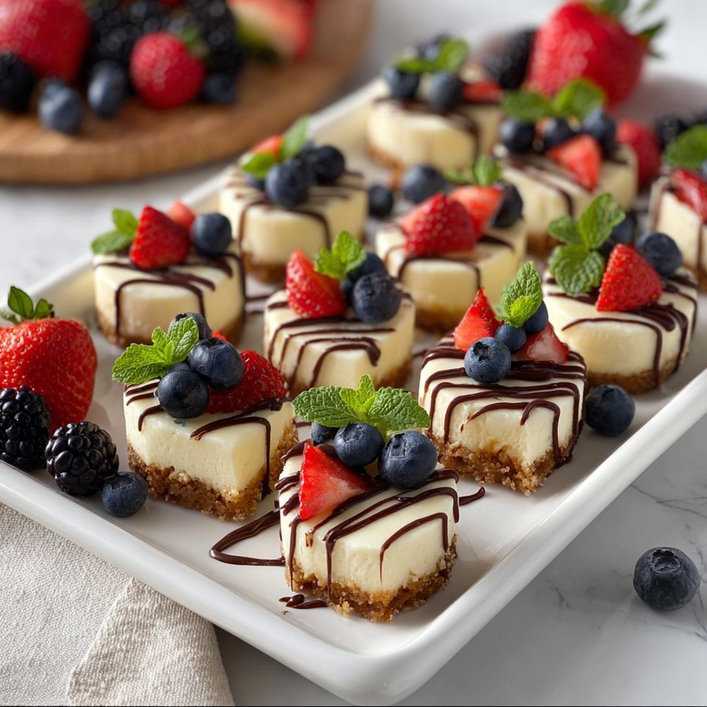 Mini Cheesecakes with Fresh Berries Recipe