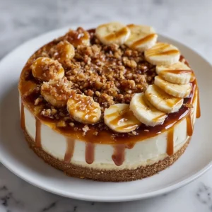 No-Bake Peanut Butter Banana Caramel Pie Recipe