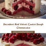 Red Velvet Cheesecake with Cookie Dough Recipe