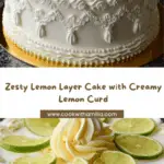 Lemon Cake with Frosting and Filling Recipe