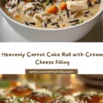 Carrot Cake Roll with Cream Cheese Frosting Filling Recipe