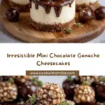 Mini Cheesecakes with Chocolate Ganach Recipe