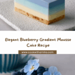 Blueberry Gradient Mousse Cake Recipe